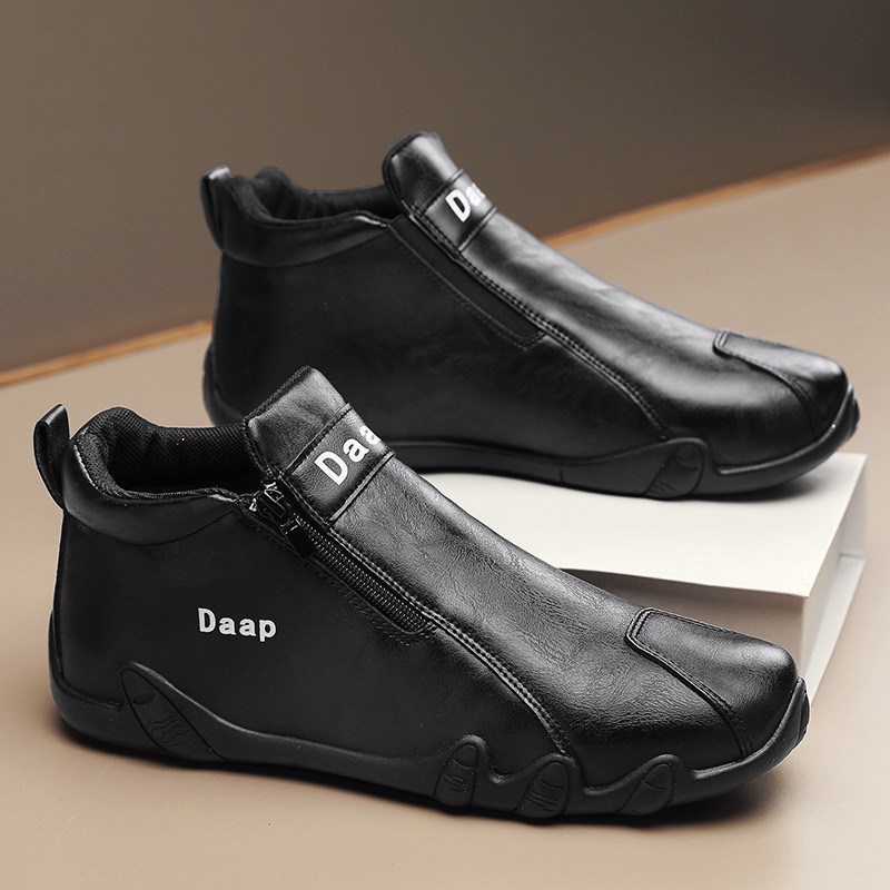 Men's Shoes Spring 2024 New High-top Men's Labor Protection Work Tooling Shoes Fashionable All-match Outdoor Mountaineering Shoes