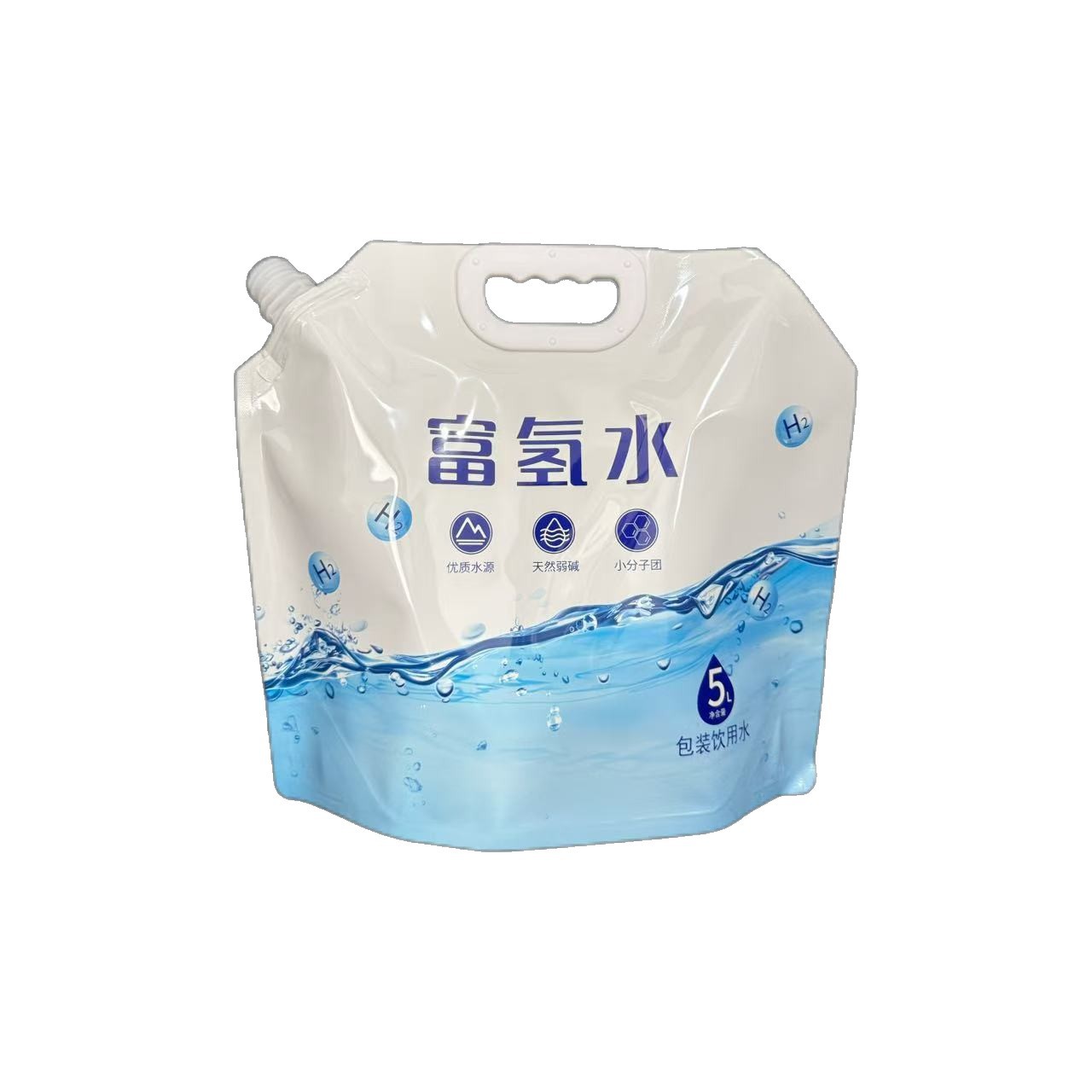 Spot Hydrogen-Rich Water Bag 5 Liters Thickeneded Aluminum Foil Food Grade Hydrogen-Locking Water Bag Self-Sealing Hydrogen-Rich Water Packaging Bag