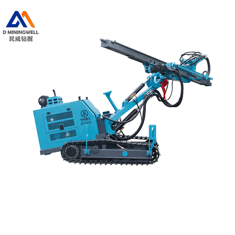Minwei open-pit down-the-hole drilling rig impact crawler bolt HT600 drilling truck drilling rock drill drilling mining machine