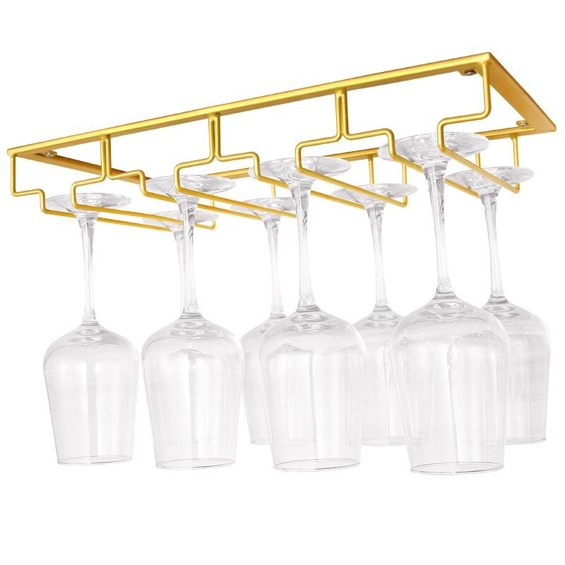 Red Wine Glass Rack Upside down Tall Glass Rack Household Hanging Glass Rack Wine Glass Rack Hanging Wine Cabinet Cup Rack Ornaments Accessible Luxury High-End