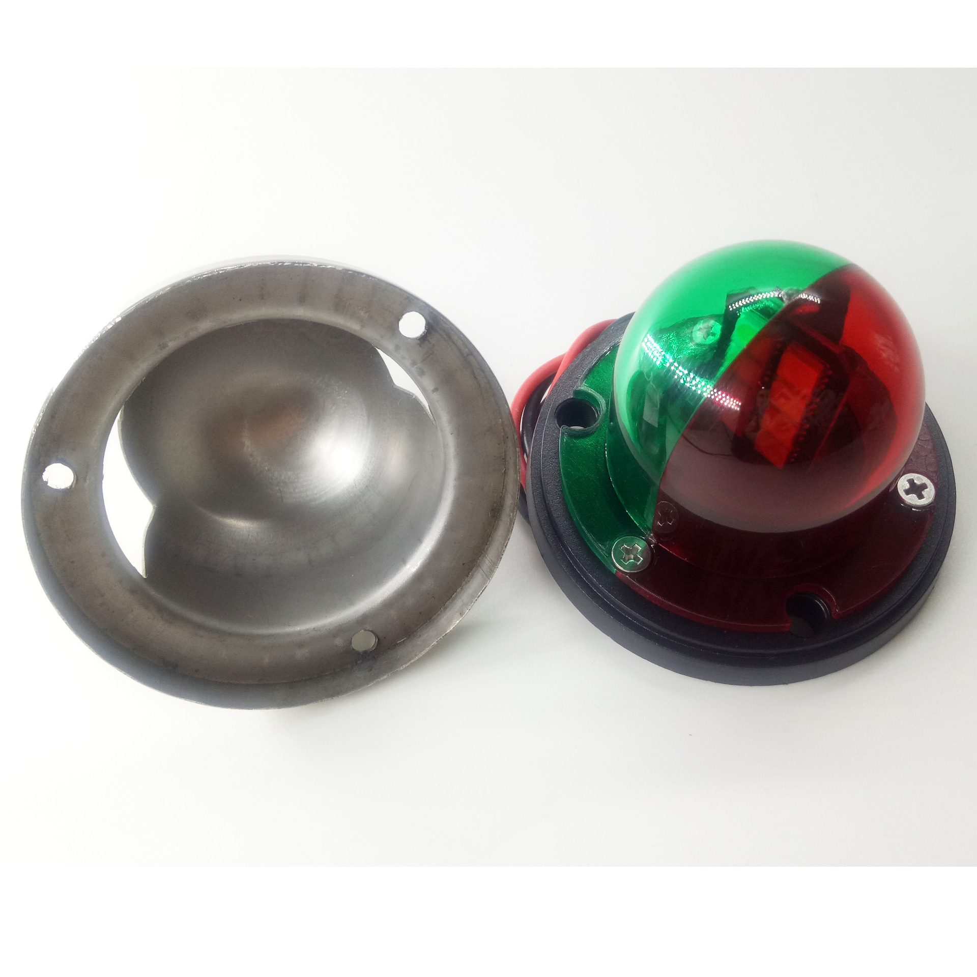 [Ce Certification] 304 Stainless Steel Yacht Night Navigation Signal Light Waterproof Warning Light Suitable for Speed Boats