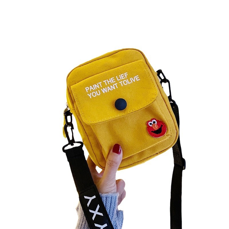 Children's Bags 2023 Popular Boys' Cute Canvas Bags Fashionable and Easiest for Match Trendy Crossbody Bags for Big Children and Little Girls