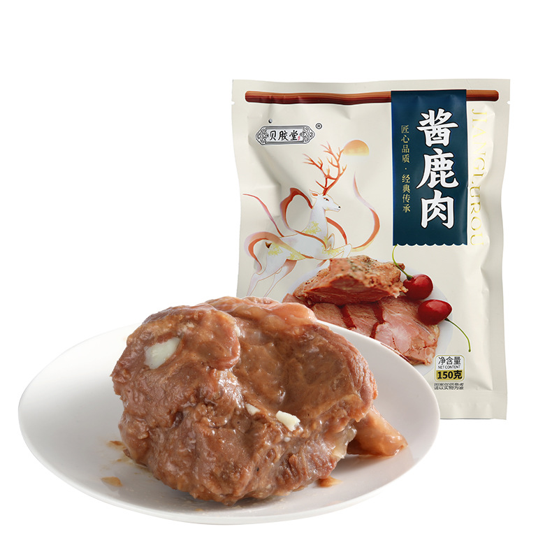 [Продано] Вяленое мясо оленя со вкусом соуса 150г, шаньдунские деликатесы, вакуумно приготовленная еда