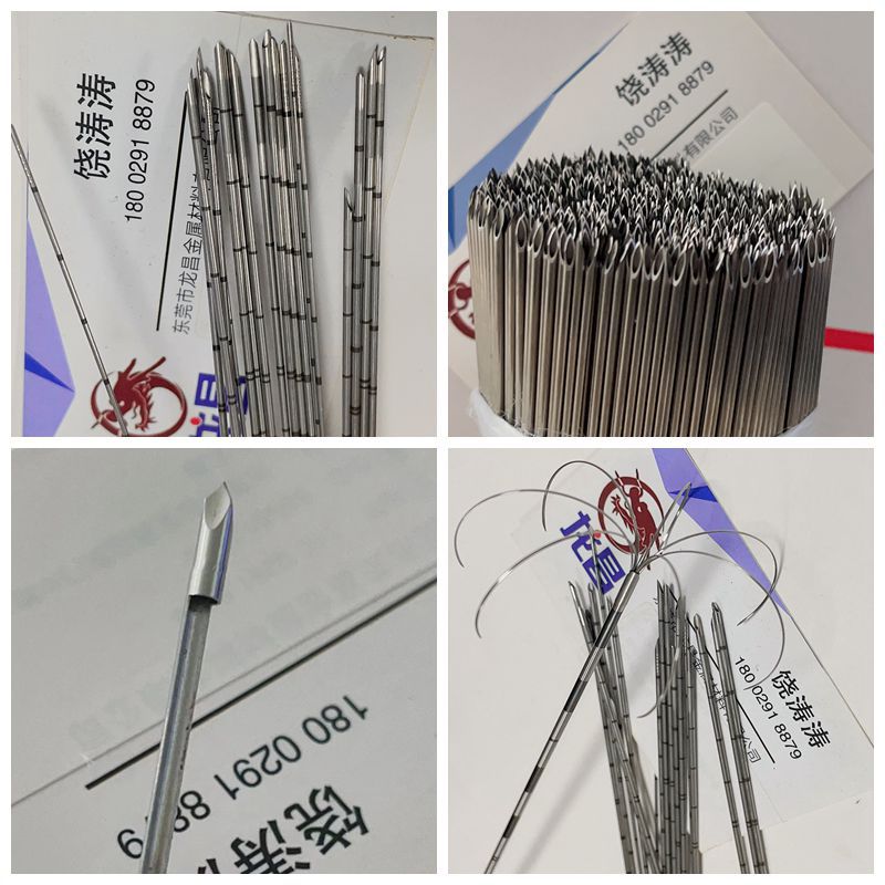 Sus304 Stainless Steel Capillary Tube 316L Needle Tube Hollow Round Tube Diameter 0.25 0.35 0.45 0.55