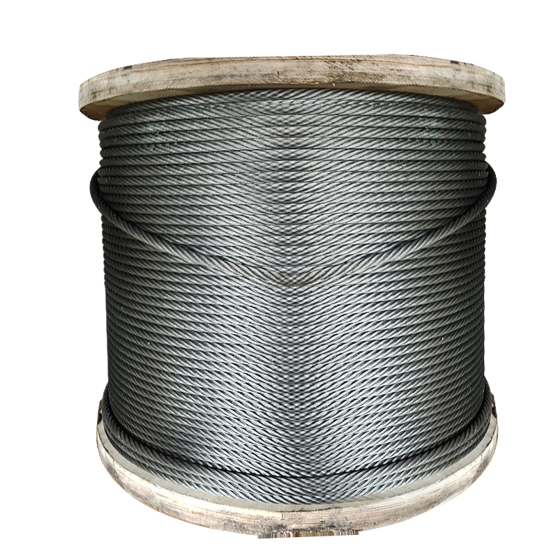 Oil-Based Steel Wire Rope 37 Wire Hemp Core Soft Rope Wear-Resistant Driving Reel Gantry Crane 7.7mm Unloading Platform