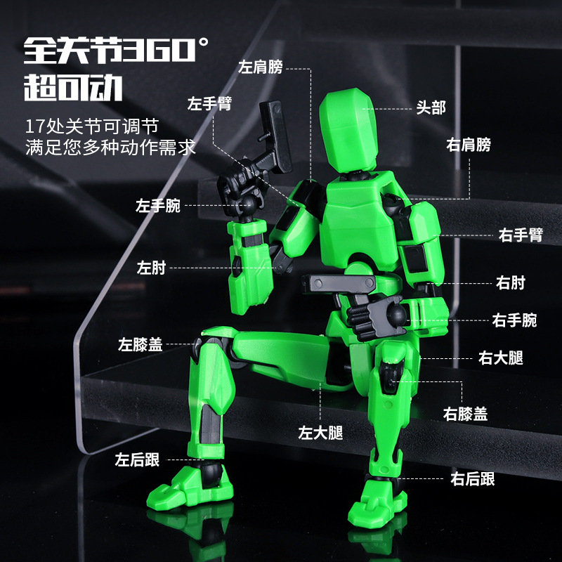 in stock Doll 13 Joint Movable 3D Printing Doll Toy 3rd Generation Dummy Doll DIY Full Body Decompression Artifact