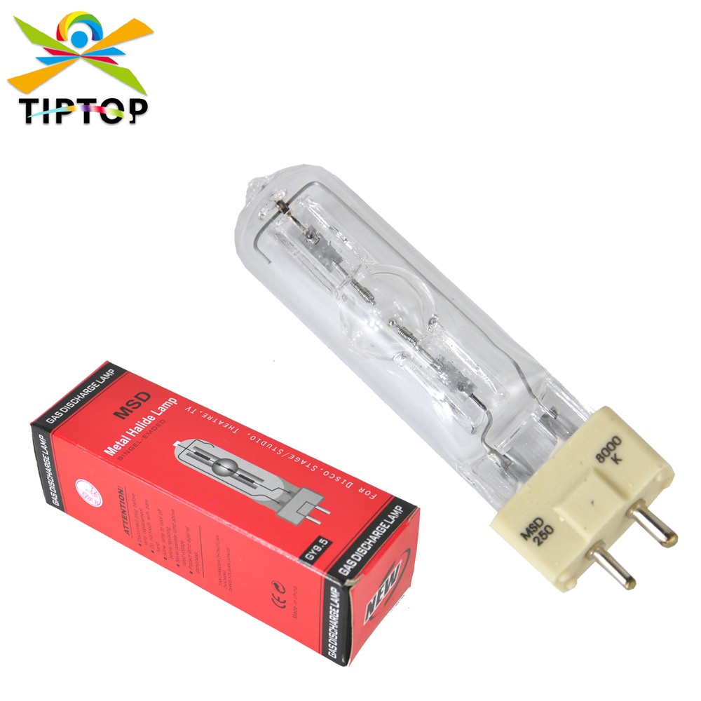 Сценический свет 250W, компьютерный движущийся светильник, MSD250, 8000K холодный белый свет