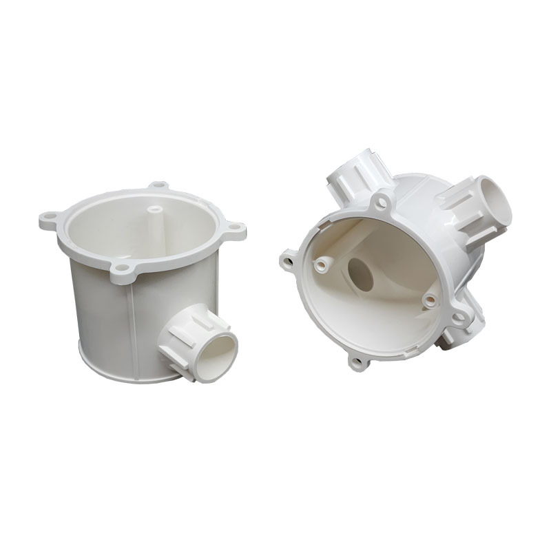Fulimei Brand New Pvc 3C Material 16 Heightened Embedded Box Concealed Round Junction Box Commander Box One Pass Two Pass