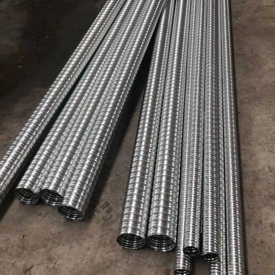 Bridge Prestressed Metal Corrugated Pipe Galvanized D50-130 Guangdong Foshan Manufacturer Premium Quality Galvanized Anti-Corrosion