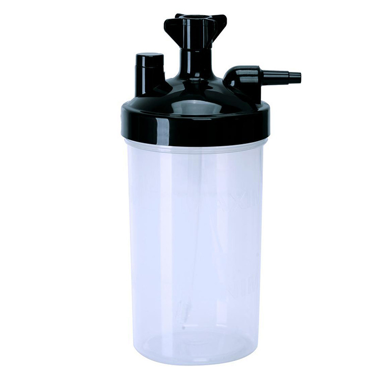 Oxygen Inhaler Accessories Transparent Humidification Cup Oxygen Generator 350ml 400ml Capacity Humidification Bottle