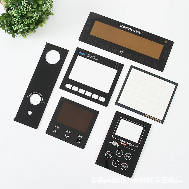 Screen Printing Acrylic Panel Pc Transparent Window Lens Surface Sticker Pvc Sign Processing and Customization Manufacturer