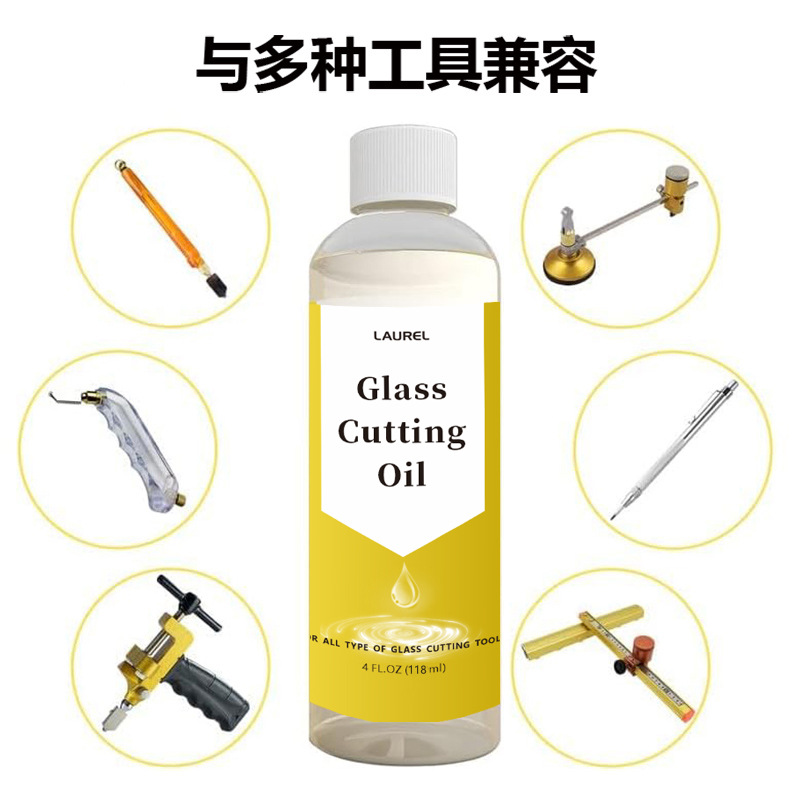 Langrun Small Package Glass Cutting Liquid Glass Hand Cutting Oil for Cutting Glass Tiles and Mirrors