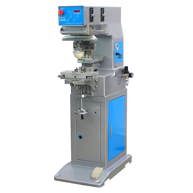 Semi-Automatic Pneumatic Single-Color Ink Printing Small Pad Printing Machine with Adjustable Shoe Sole Pad Printer