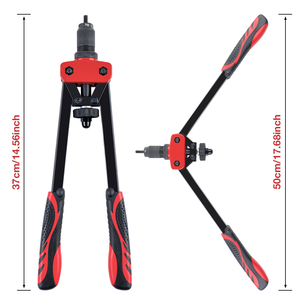 Household Small Rivet Gun, Rivet Pliers, Auto Repair Hardware Tools, Manual Rivet Nut Gun Combination Tool Set