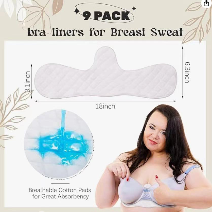 Xueoni Ecological Cotton Anti-Overflow Breast Pads Washable Three-Layer Cotton Washable Reusable Maternity Breast Pads Sweat-Absorbent Towels