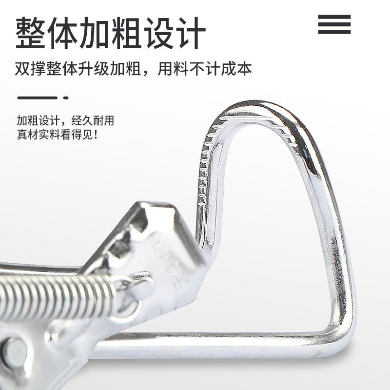 Two-wheel electric vehicle double bracket electric self-set double support ladder rear foot support universal folding support frame ladder