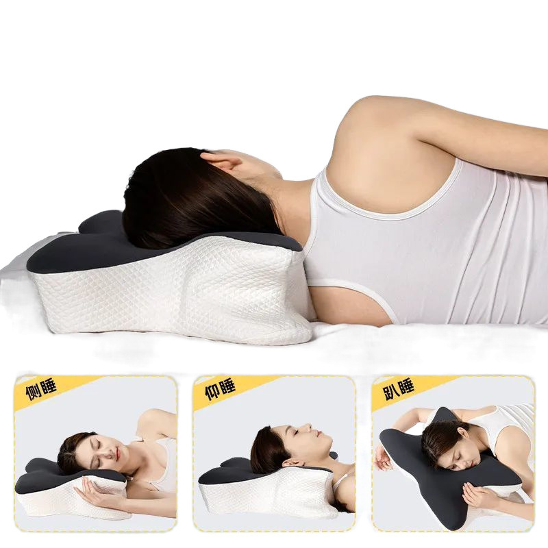 Pillow Cervical Spine Protection to Help Sleep Slow Rebound Traction Pillow Memory Foam Pillow Butterfly Ergonomic Multifunctional Side Sleeping Pillow