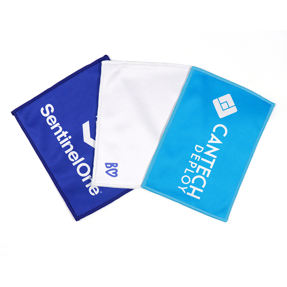 Wholesale Glasses Cloth Composite Towel Microfiber Thermal Transfer Printing Advertising Cleaning Cloth Wiping Cloth Mobile Phone Screen