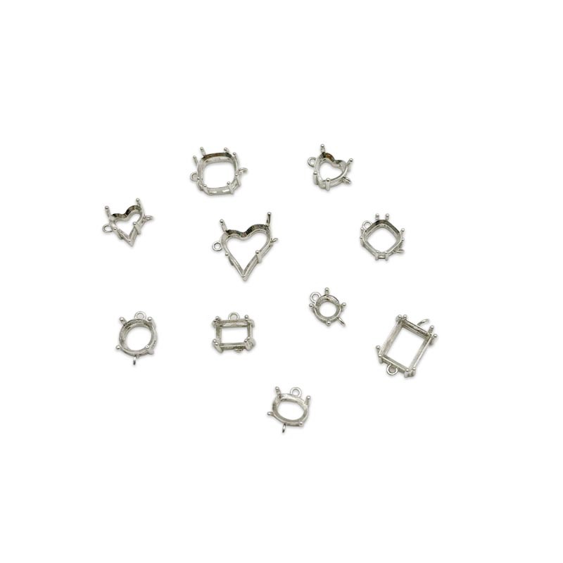 Cross-Border Hot Selling Huazi Same Style Bracelet for Women with Empty Support Gema Material Homemade Huazi Bracelet with Diamond Support Replacement Wholesale