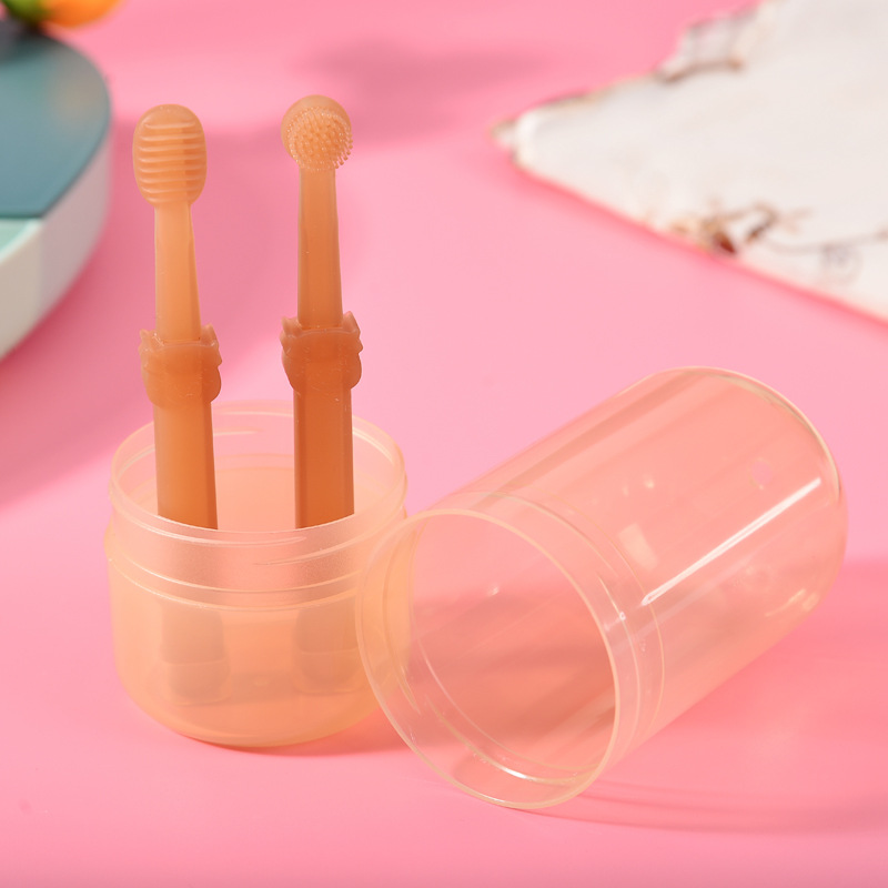 Pet Toothbrush Infant Toothbrush Newborns 0-1 Year Old Tongue Coating Brush Oral Brush suit Pet Toothbrush