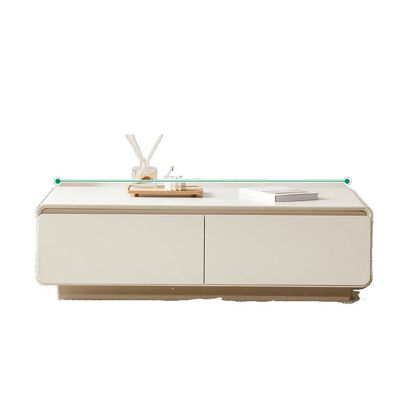 Light Luxury Home Coffee Table Tv Cabinet Combination Simple Modern Cream Style Tv Cabinet Floor Sofa Living Room Coffee Table