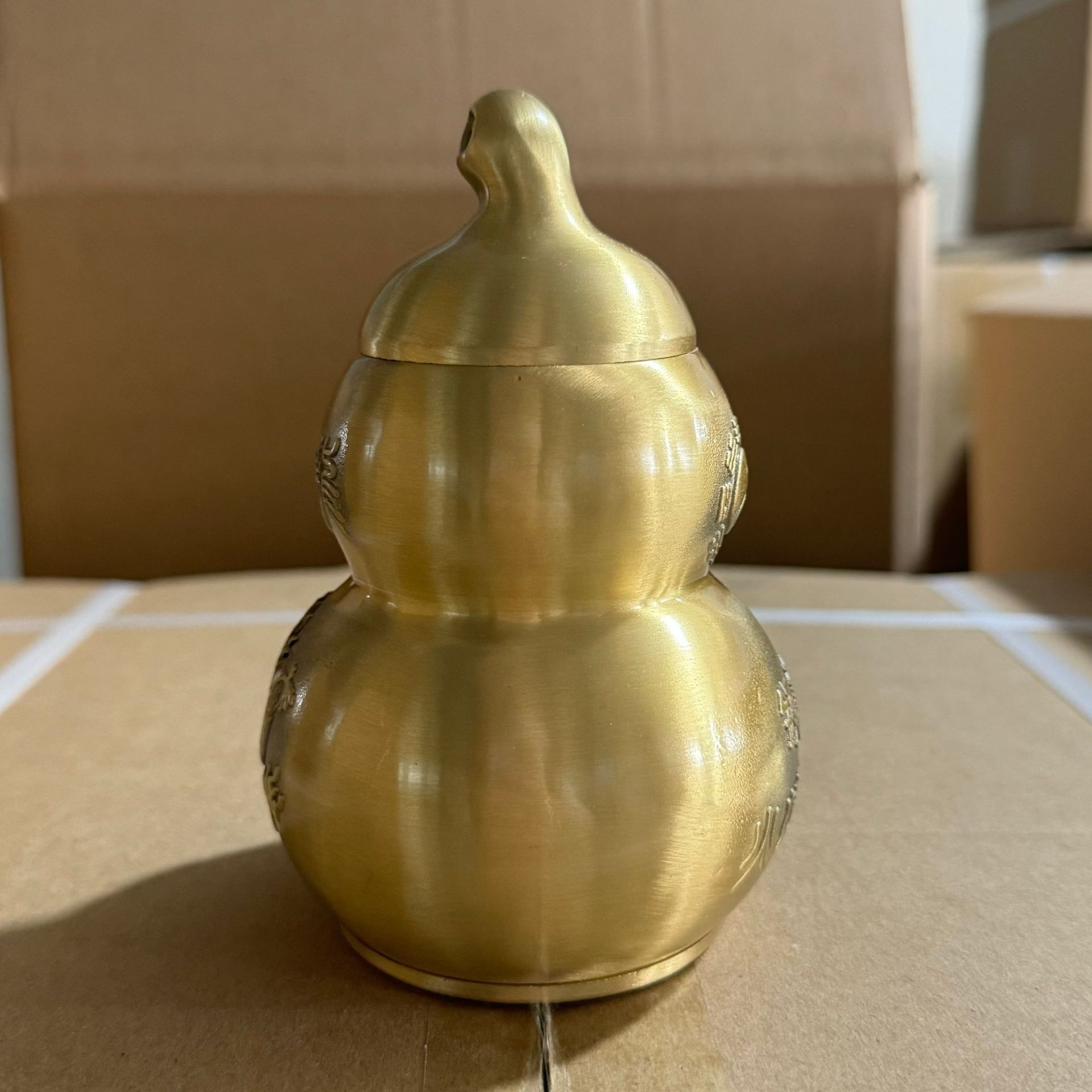 Fire Avoidance Dragon Bottle Brass Kitchen Northwest Corner Burning Tianmen Dry Bit Dissolve Fire Avoidance Dragon Gourd Ornaments