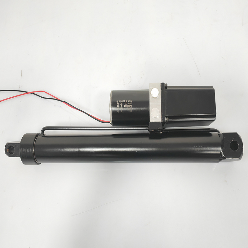 Manufacturers supply DC motor 12v24v48v 60v72v integrated electric hydraulic cylinder hydraulic push rod