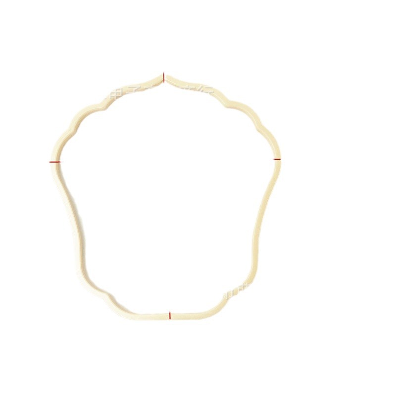 Tuan Fan Rack DIY Accessories Make Your Own Tuan Fan Bride Fan Bracket Plastic Tuan Fan Frame Double Circle Palace Frame Wholesale