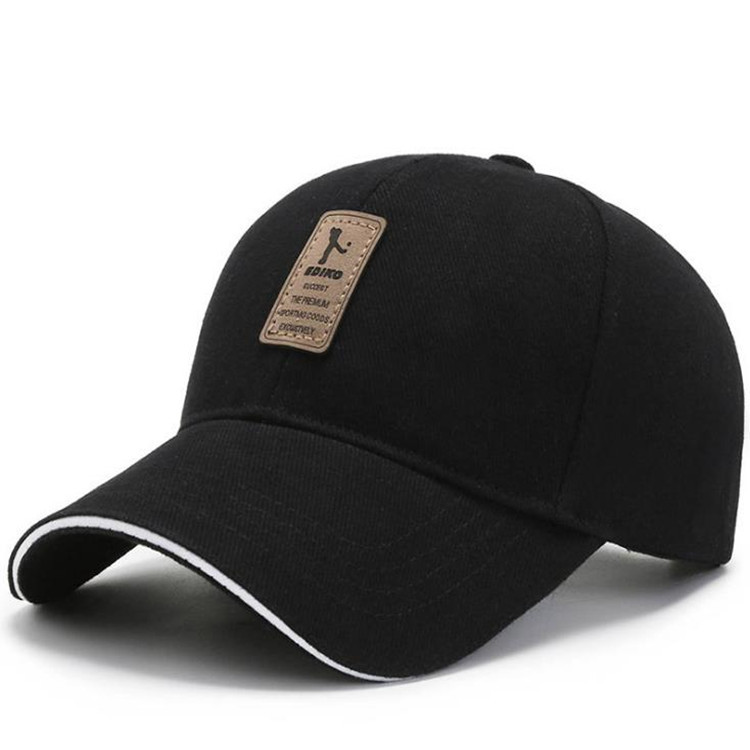 Factory supply middle-aged and elderly New Four Seasons pure cotton breathable sun protection big brim sandwich twill winning baseball hat