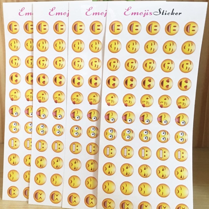 Emoji Stickers Horizontal Emoji Stickers DIY Hand Account Diary Decorative Emoji Stickers Wholesale in Bulk