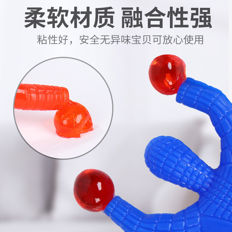 Large Wall Climber Spider-Man Sticky Villain Sticky Wall-Flip Spider-Man Children's Decompression Toy