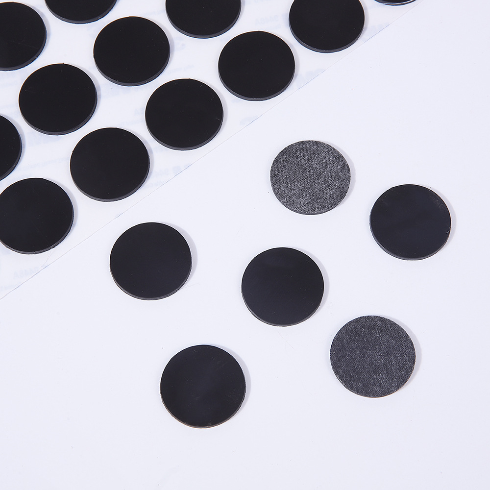Single-Sided Adhesive-Backed Rubber Soft Magnet Sheet, Strong Magnetic Refrigerator Soft Magnet Sticker, Round Square Shaped Rubber Magnetic Strip