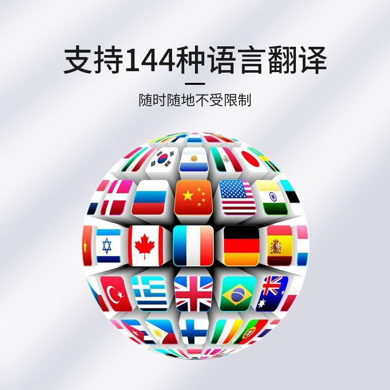 Translation Headphones M8 Bluetooth Smart Translator Overseas Voice Translation Equipment Multi-Language Synchronous Translation