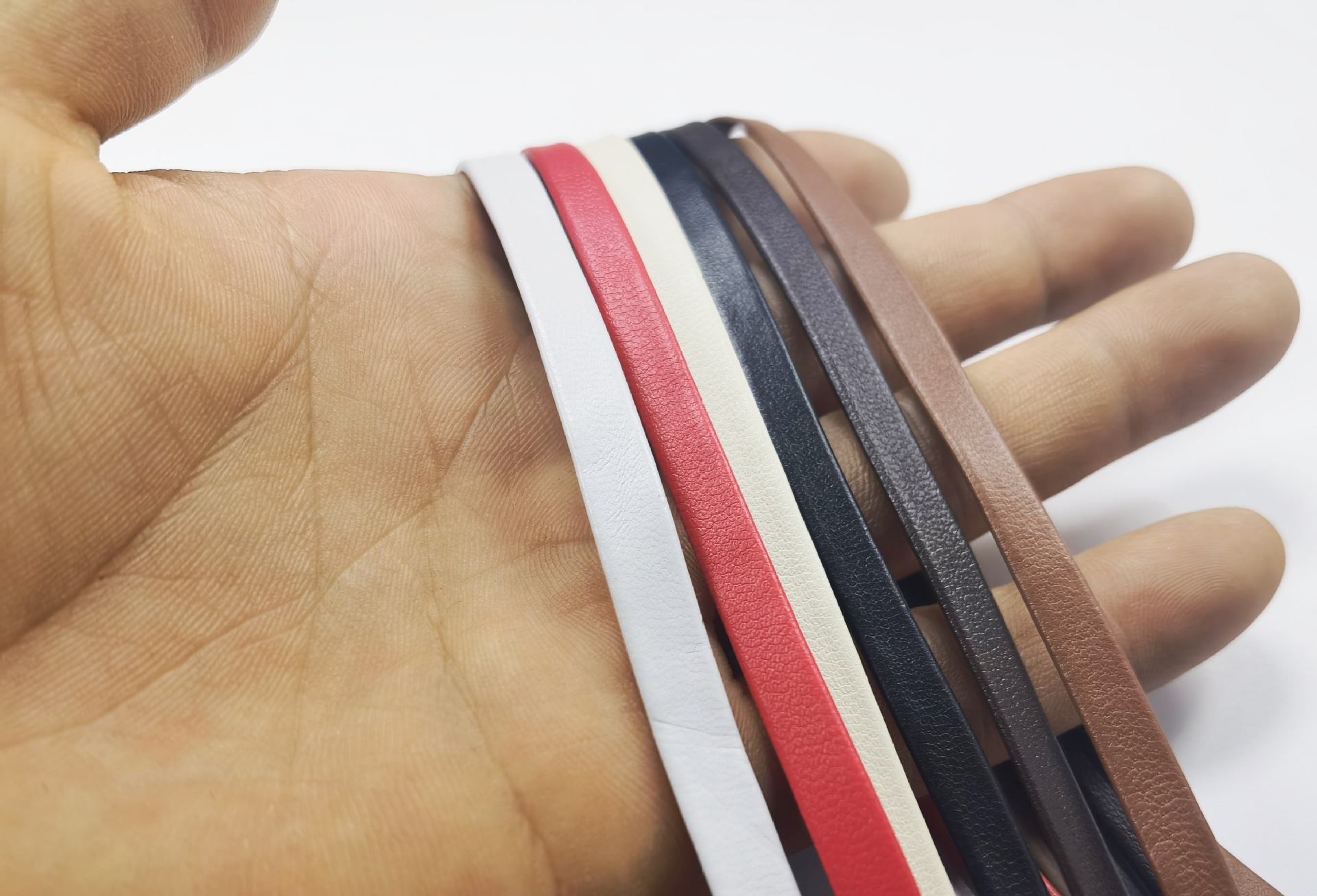 Bjd Baby Clothes and Shoes DIY Jewelry Handmade Material Accessories Pu Imitation Leather Rope Belt Leather Strip Black Strip