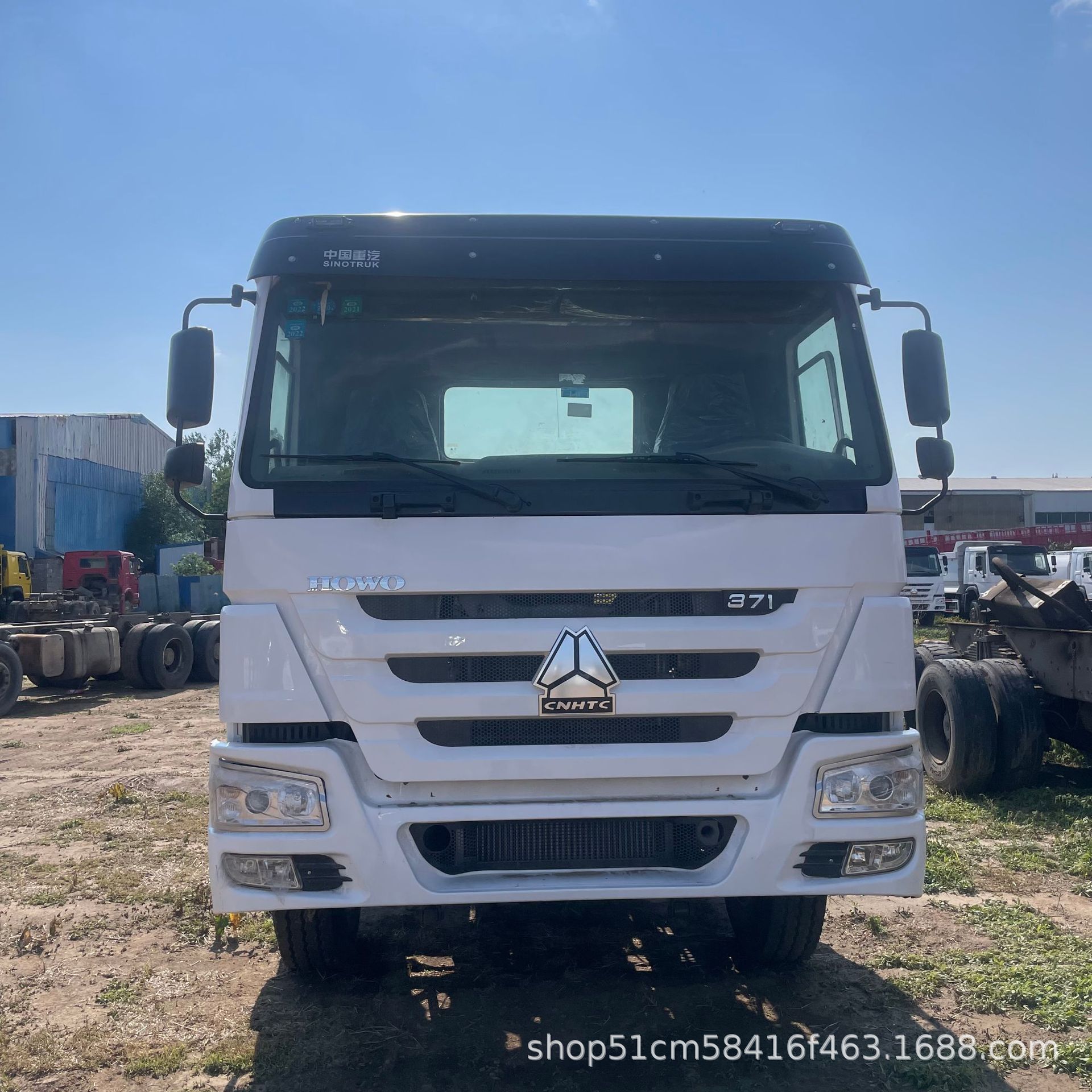 Heavy-Duty Howo 371/430 Horsepower Large Pump 6*4 Tractor Truck Rear Eight-Wheel Heavy-Duty Truck Trailer Cross-Border Hot Sale