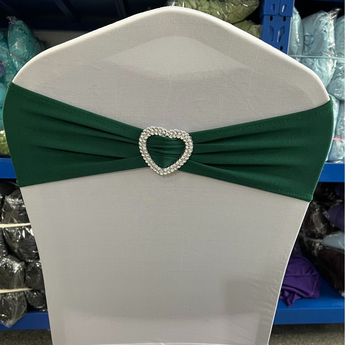 Tie-free elastic chair cover chair back flower bow hotel wedding exhibition banquet props elastic strap chair back decoration