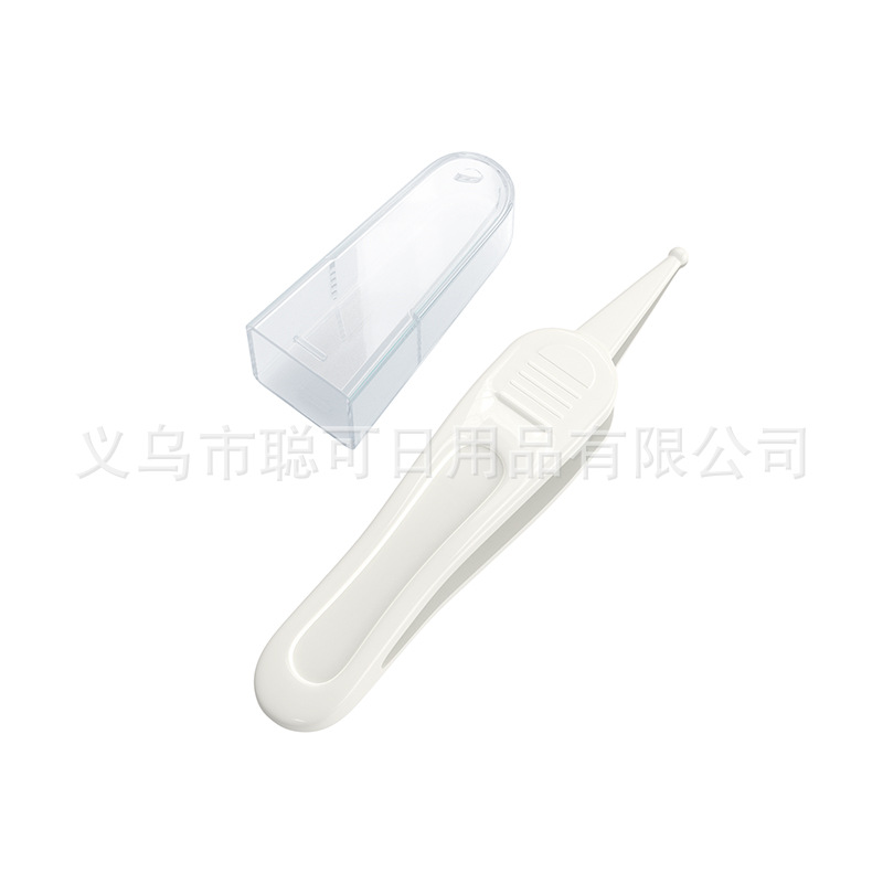 Newborn baby booger clip baby booger tweezers children nostril cleaner baby tweezers round head clip