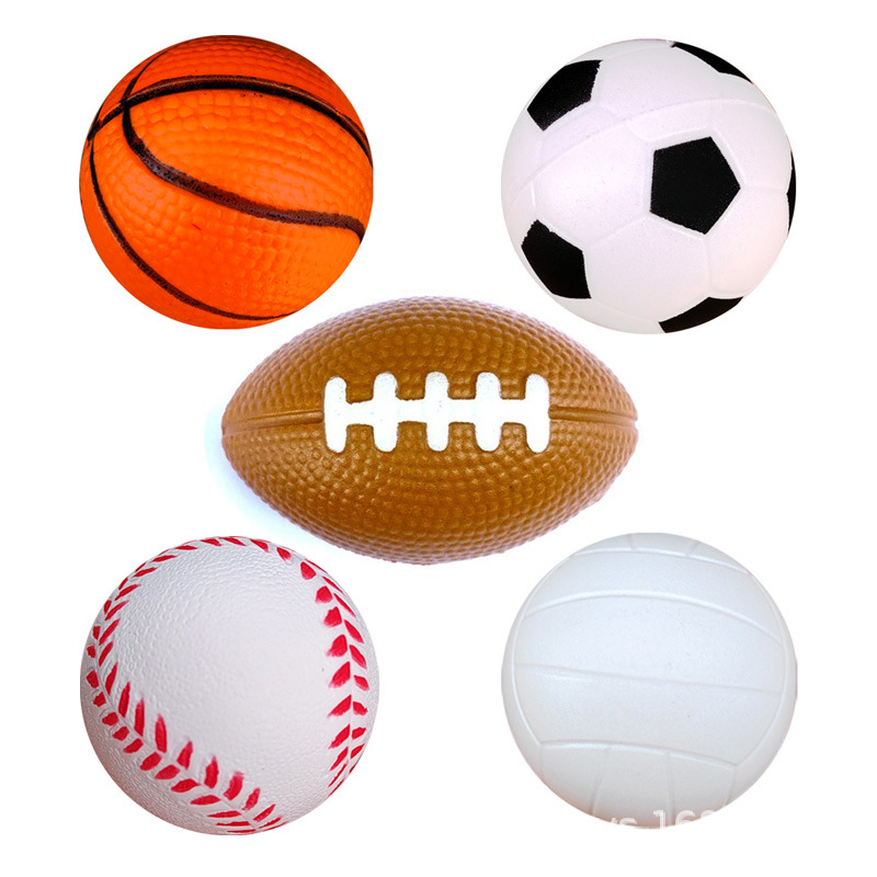 4cm Foam Basketball Football Pu Sponge Football Mini Basketball Bouncy Ball Amazon Hot Selling Kidsren's Small Basketball