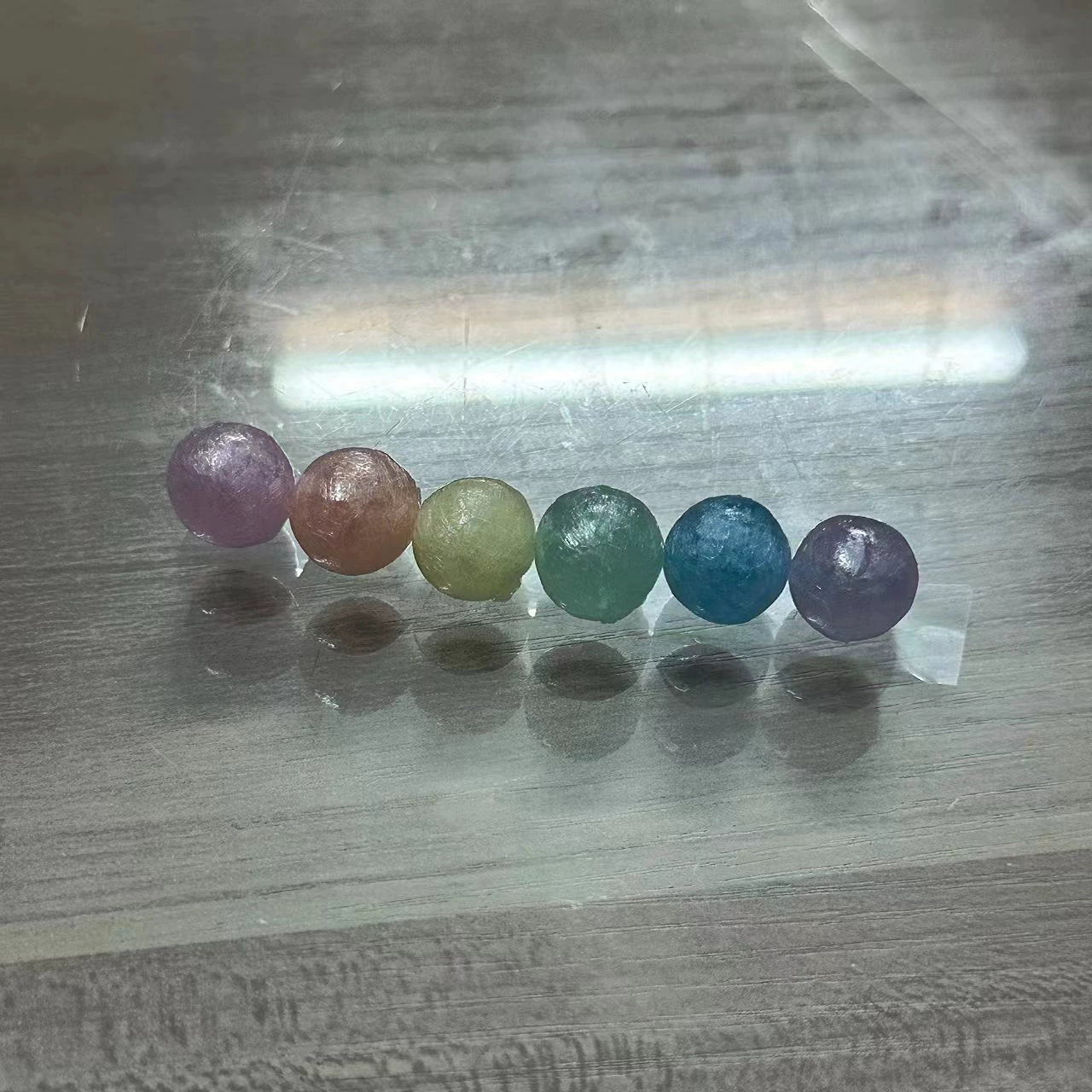 Ice through glue with ball diang ball tape student decompression high color value ins hand drawing sticky ball tape