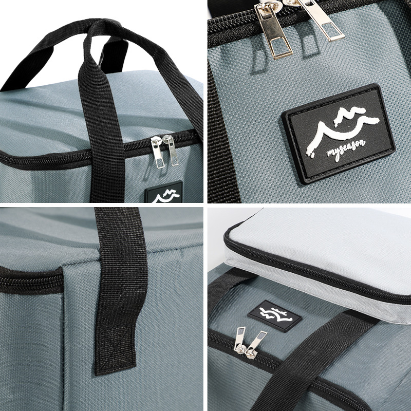 New Style Simple Solid Color Lunch Bag Cross-border Hot Selling Fashion Meal Bag for Office workers with Meal Insulation Bag Bento Lunch Box Bag