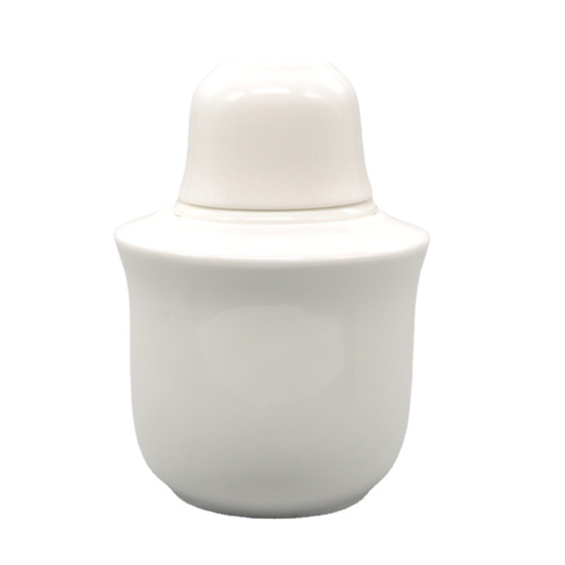 Factory Straight Hair Sake Warmer Wine Pot 0.15kg Half a Pound Pot Supports Logo Printing Household White Porcelain Can Be Heated