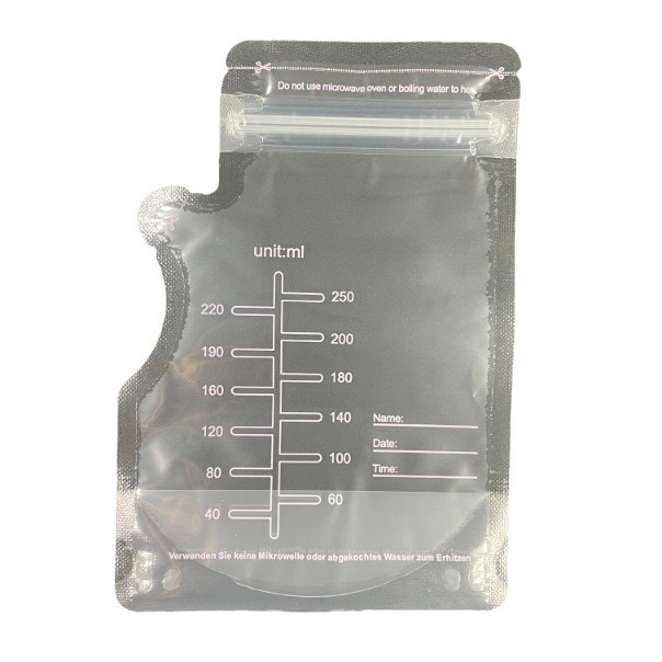 Manufacturer's Ready Stock Amazon 250ml Breast Milk Bag 30 Pieces Transparent Bag