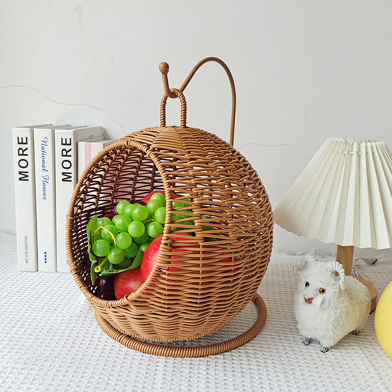 Rattan Cat Cage Household Small Apartment Cat Nest Hanging Basket Semi-closed Four Seasons Universal Detachable and Washable Mini Cat Nest Ornaments