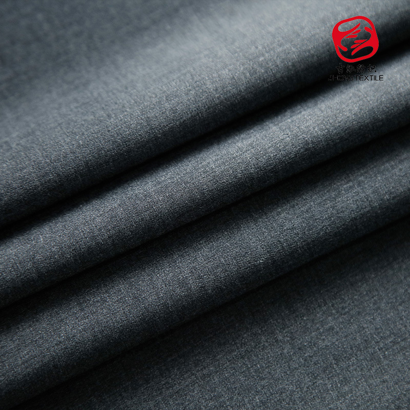 Wool Blended Fabric 270g Plain Wool Fabric Plain Fabric Spring and Autumn Worsted Suit Pants Clothing Fabric