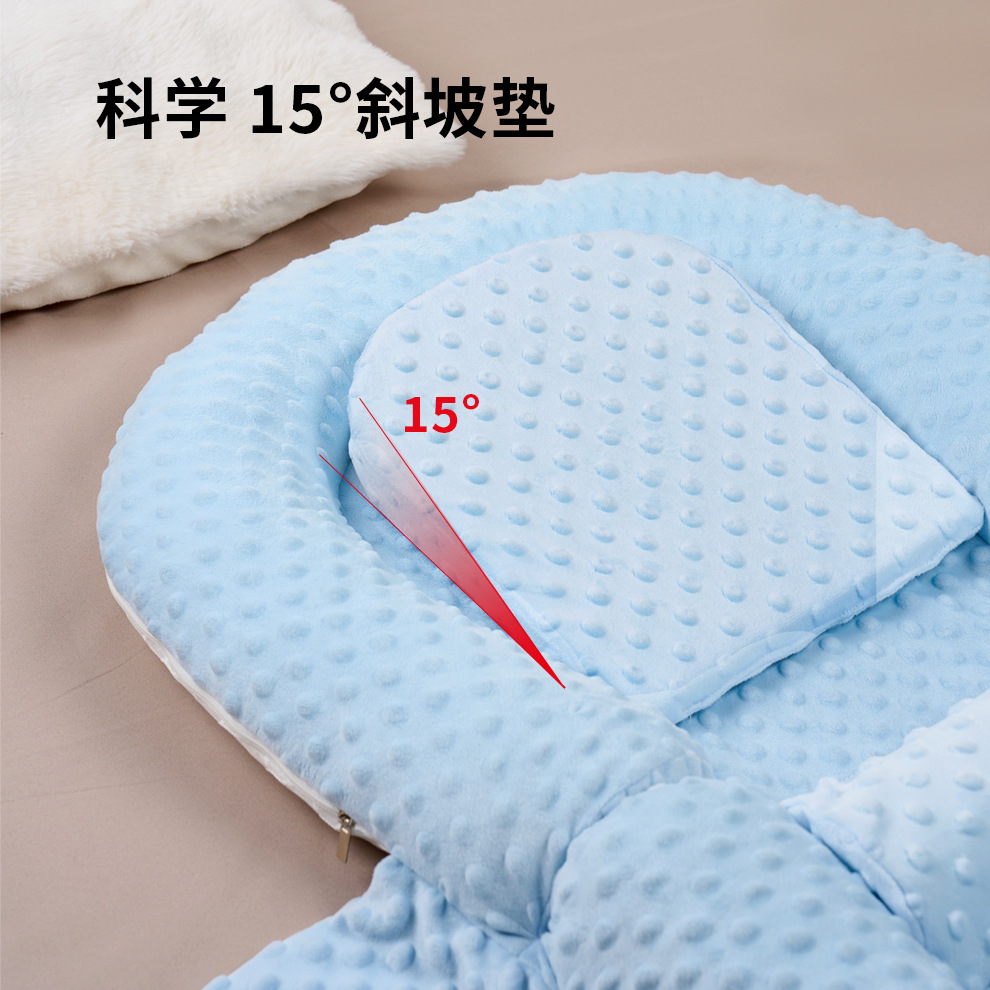 Baby Bed Movable Foldable Multifunctional Baby Newborn Infant Special Anti-pressure Ridge Portable Artifact