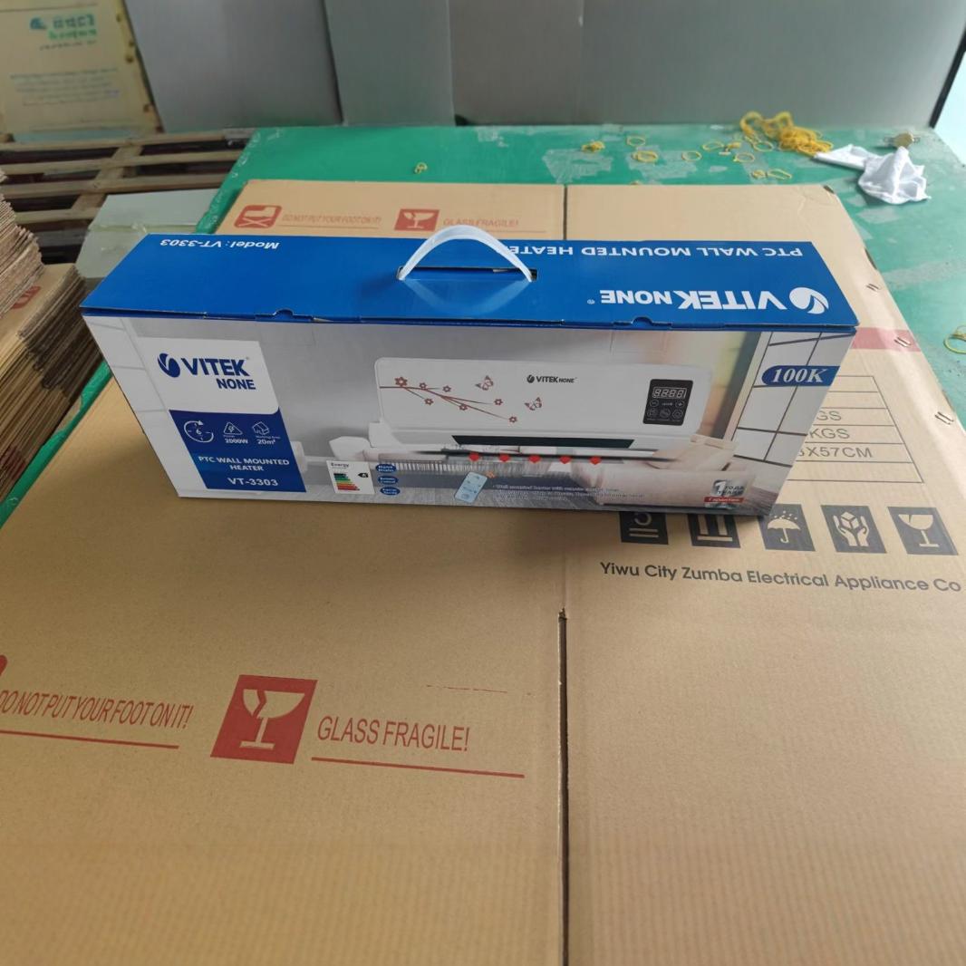 Cross-border export cooling and heating dual-purpose heater household small electric fan heater wall-mounted source factory wholesale