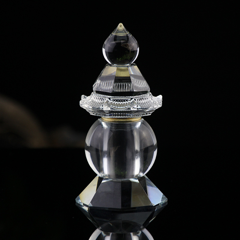 Crystal Shariputa stupa gabu bottle hidden for feeding Shariputra Kannu Pills Ornaments
