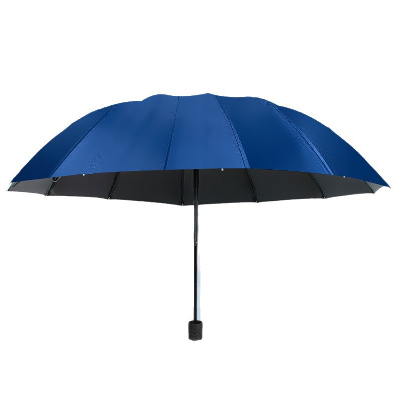 Windproof and Heavy Rain Umbrella Foldableing Men's and Women's Business Three-Person Double Eye Rain Dual-Use Enlarged Umbrella 70% off Sun Umbrella