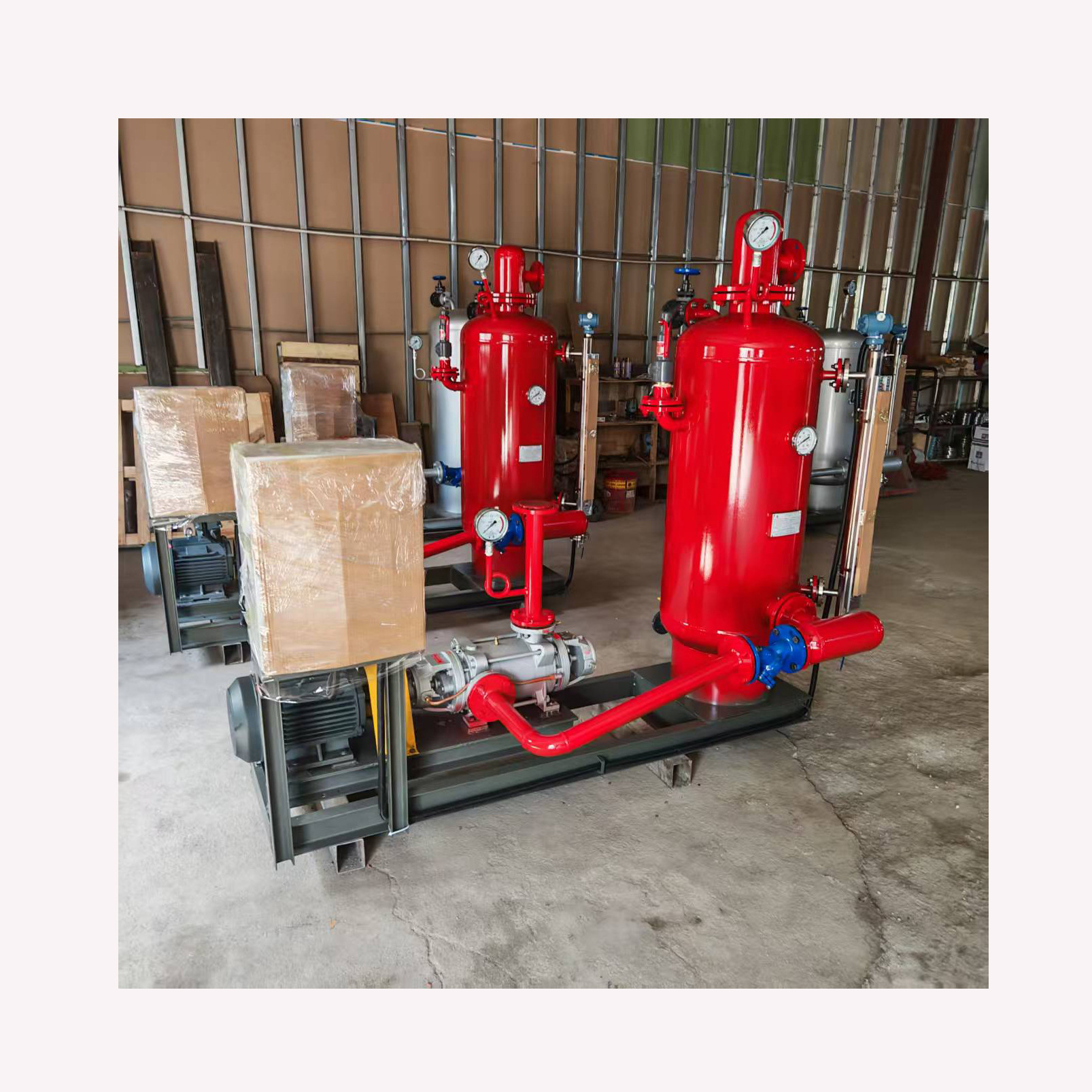 Steam Recovery Machine Condensate Water Recovery Equipment Residual Heat Recovery System Automatic Control Closed Steam Recovery Machine