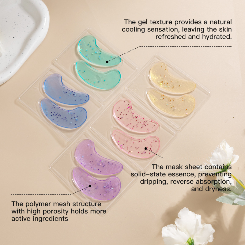 Temu's Popular Eye Mask Patch Kormesic Eye Mask Gold Collagen Full English Eye Mask